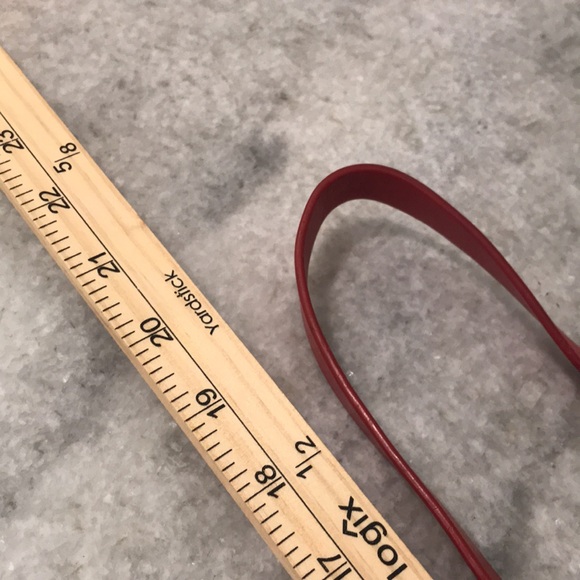 J Crew Crossbody Purse Womens Red Harper Leather Shoulder Bag Classic Bohemian - Picture 12 of 12